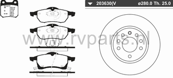 Vooras Zafira en Astra 5 gaats 223617+203630 